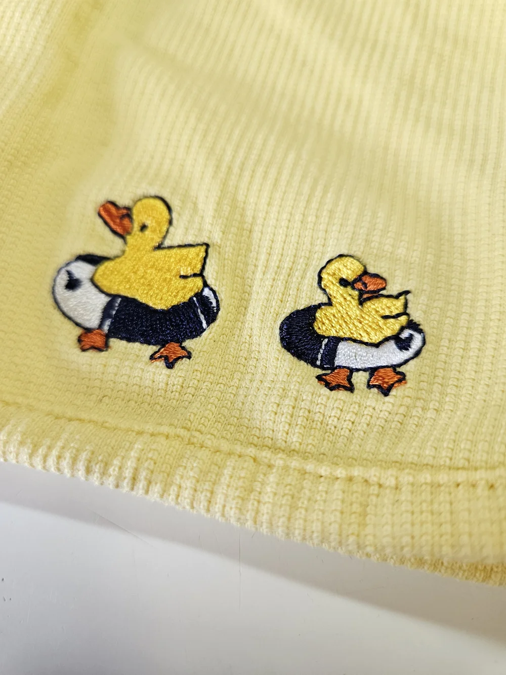 VINTAGE Gymboree On the Pond Unisex Tubing Duck Yellow Hoodie Jacket Top 6-12M
